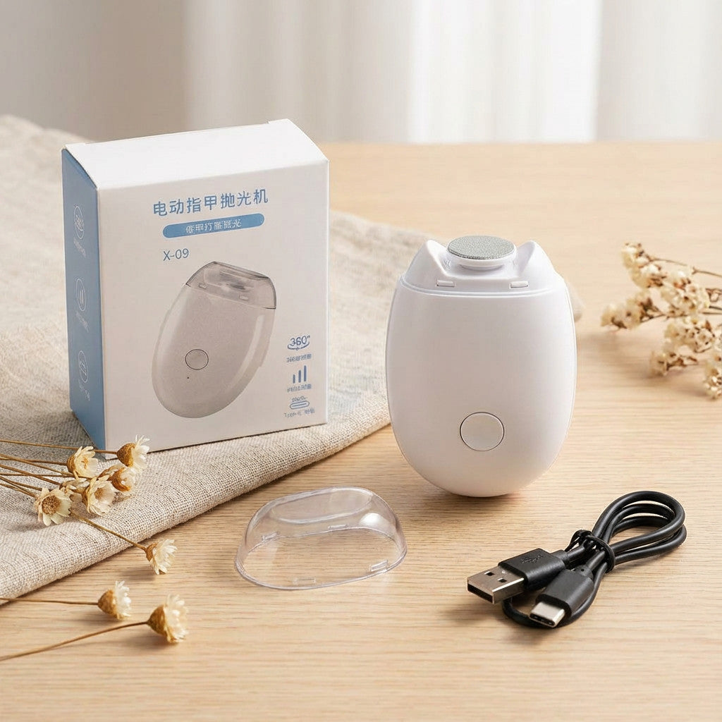 零感修磨 | X-09 智能电动磨甲器：温和静音，全家适用 Whisper-Quiet Electric Nail Trimmer | Gentle for Tiny Nails & Seniors