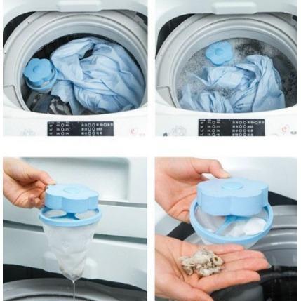 UNIVERSAL FIT | 万能洗衣机过滤网：防堵塞、可循环使用 | 强力吸附毛发 Universal Washer Filter Net | Reusable & Anti-Clogging Design
