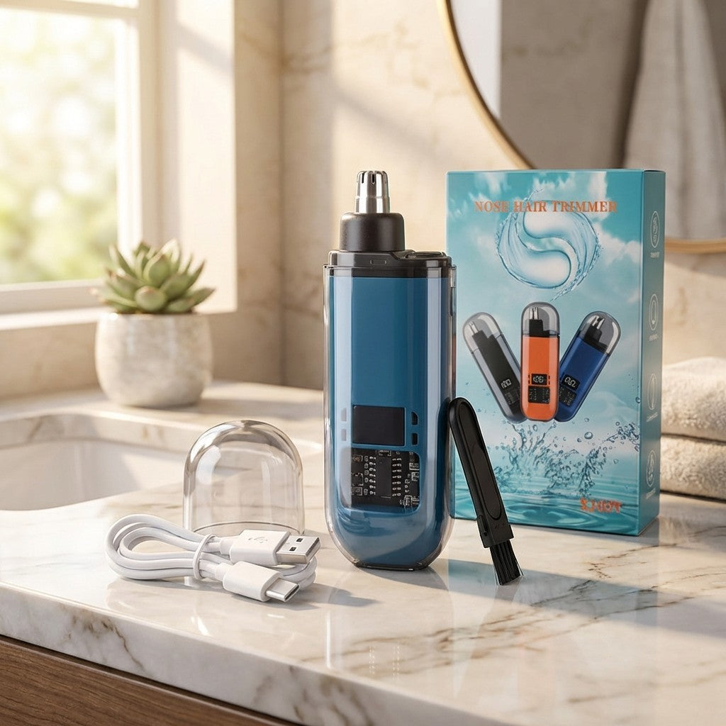 SJ005 PRO TRIMMER | 多功双向旋转刀头 | USB 快充 | 安全不伤鼻腔 Multi-Purpose Nose & Ear Trimmer | Safe 360° Rotating Blade System