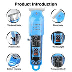 YX-999 PRO CLIPPER | 专业电动剪发器：LED 屏显 + USB 快充 | 低噪强劲动力 Professional LED Hair Clipper | High-Speed Motor & Low Noise Operation