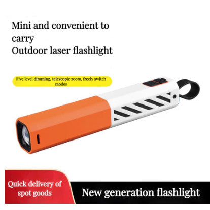 High-Performance & Reliable [NIGHT GUARD] 破暗者 | 强光变焦手电：数显电量、远近兼顾 | 户外安全必备 High-Lumen Zoomable Flashlight | LED Battery Indicator & Type-C Fast Charge