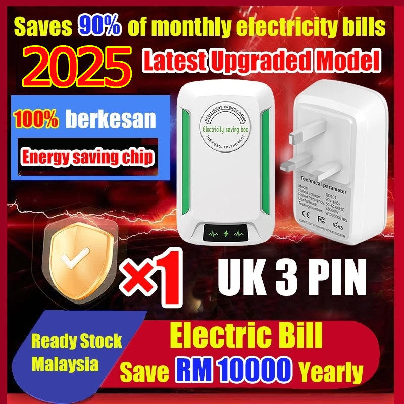 Minimalist & Efficiency ECO-SAVER | 净能：SD101 智能电力优化美学 Power Factor Saver · High-Efficiency Energy Control