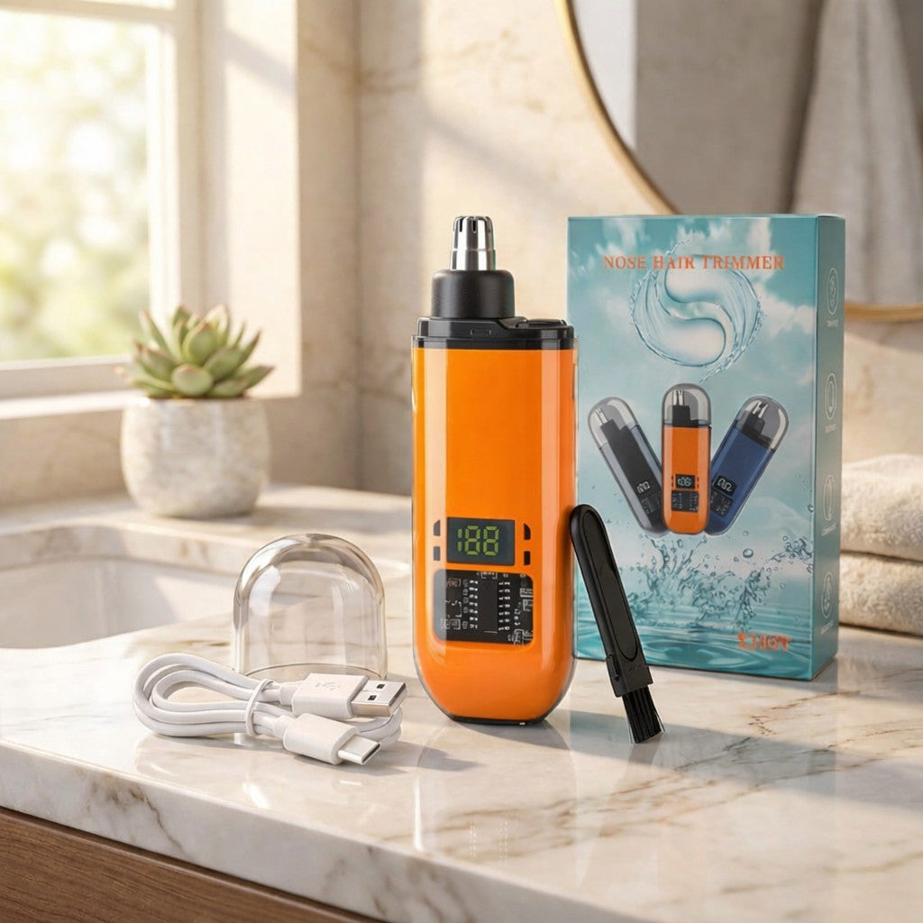 SJ005 PRO TRIMMER | 多功双向旋转刀头 | USB 快充 | 安全不伤鼻腔 Multi-Purpose Nose & Ear Trimmer | Safe 360° Rotating Blade System