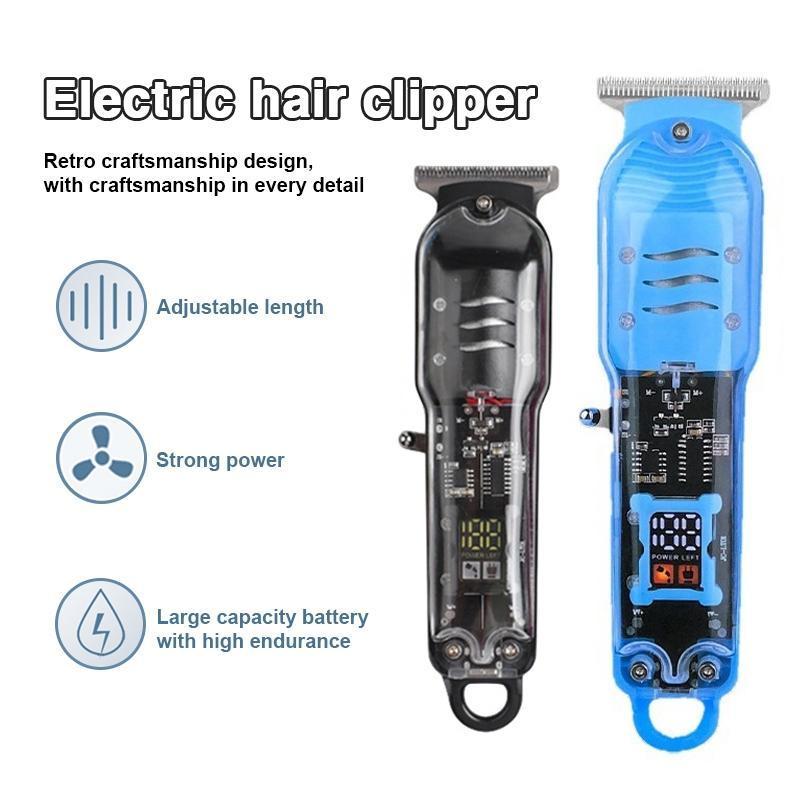 YX-999 PRO CLIPPER | 专业电动剪发器：LED 屏显 + USB 快充 | 低噪强劲动力 Professional LED Hair Clipper | High-Speed Motor & Low Noise Operation