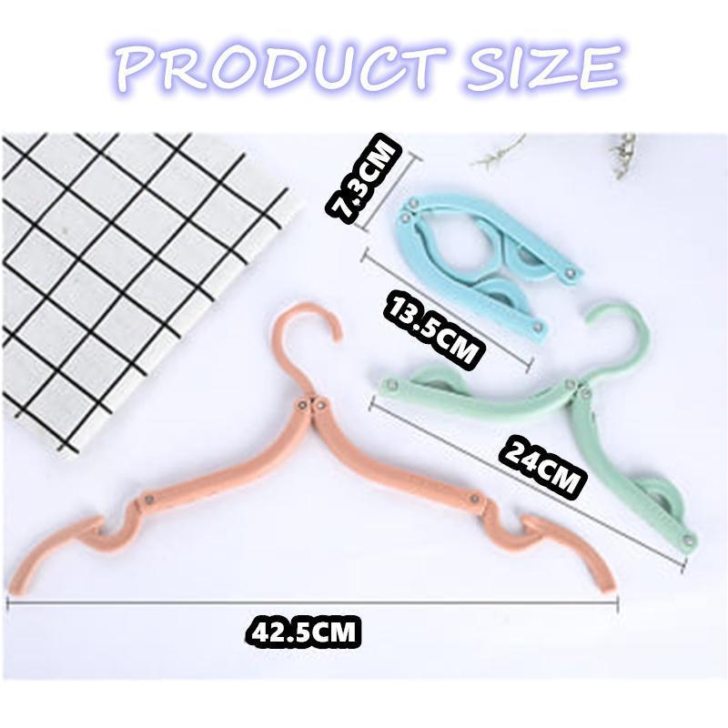 Aesthetic & Functional [TRAVEL CHIC] 行走的衣橱 | 折叠式省空间衣架：出差旅行，精致如初 Multi-Functional Folding Hanger | Lightweight & Durable Design