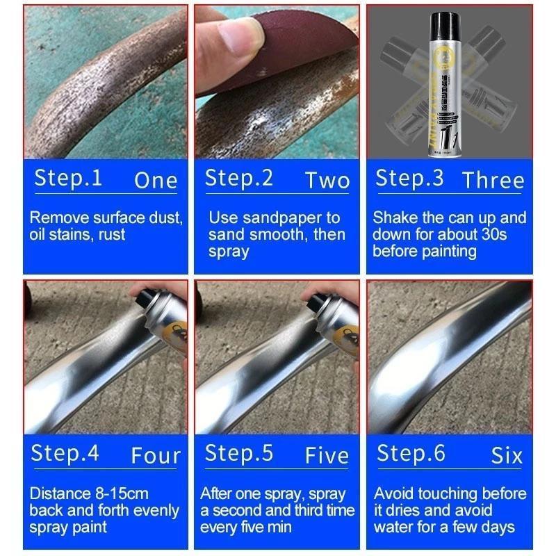 Functional & Protective [METAL GUARD] 金属修复师 | 350ml 不锈钢防锈修补剂：遮瑕翻新，持久如新 Professional Metal Repair Spray | Durable Anti-Corrosion Shield