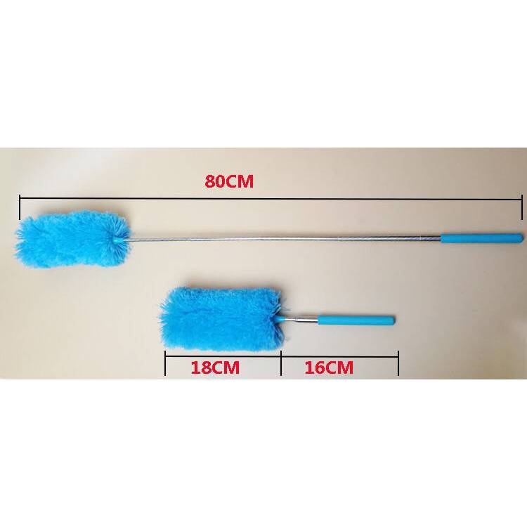 EXTENDABLE CARE | 伸缩式纤维除尘掸：超长手柄、强力吸附灰尘 | 缝隙高处通用 Professional Microfiber Duster | Long Handle & Static Dust Absorption